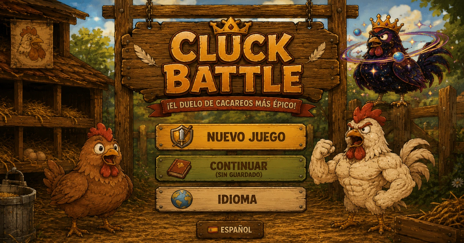 Cluck Battle Action & Arcade gameplay scene 1