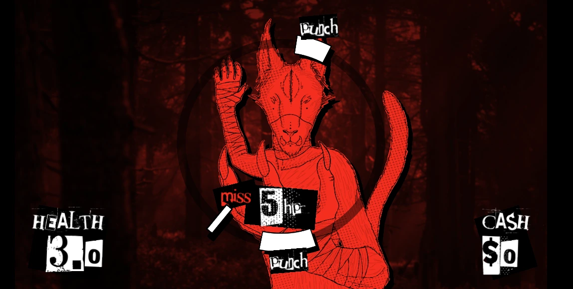 Death Spiral one button creates a complete risk system gameplay image