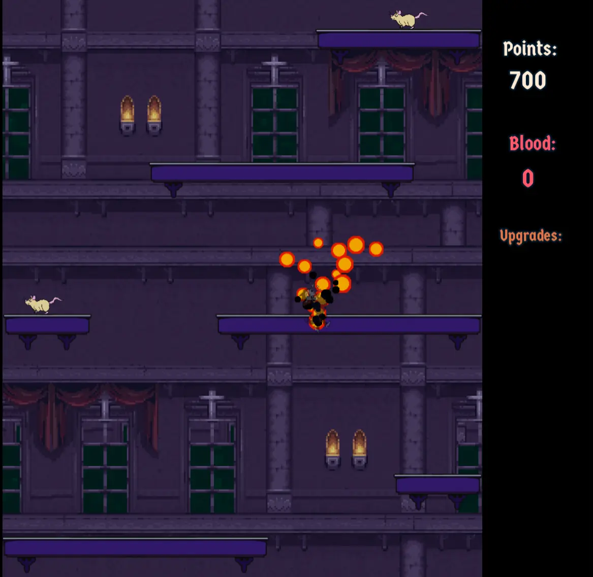 Dracula Drop blood is both reward and time gameplay scene