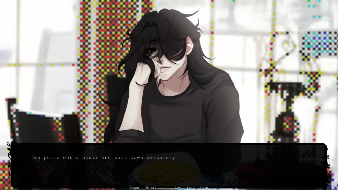 Home Is Where He Is screenshot showing a key story moment with environmental narrative clues