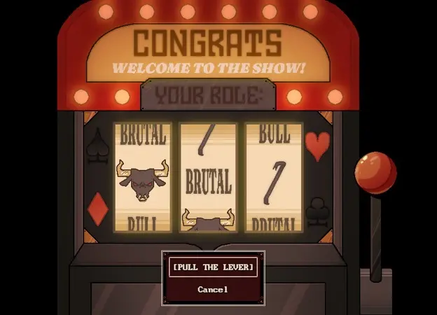Jackpot Crash Course dialogue scene showing rival contestants and social pressure