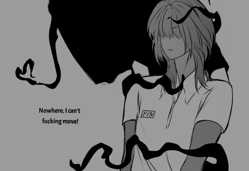 Survive Min close conversation and dark bedroom atmosphere