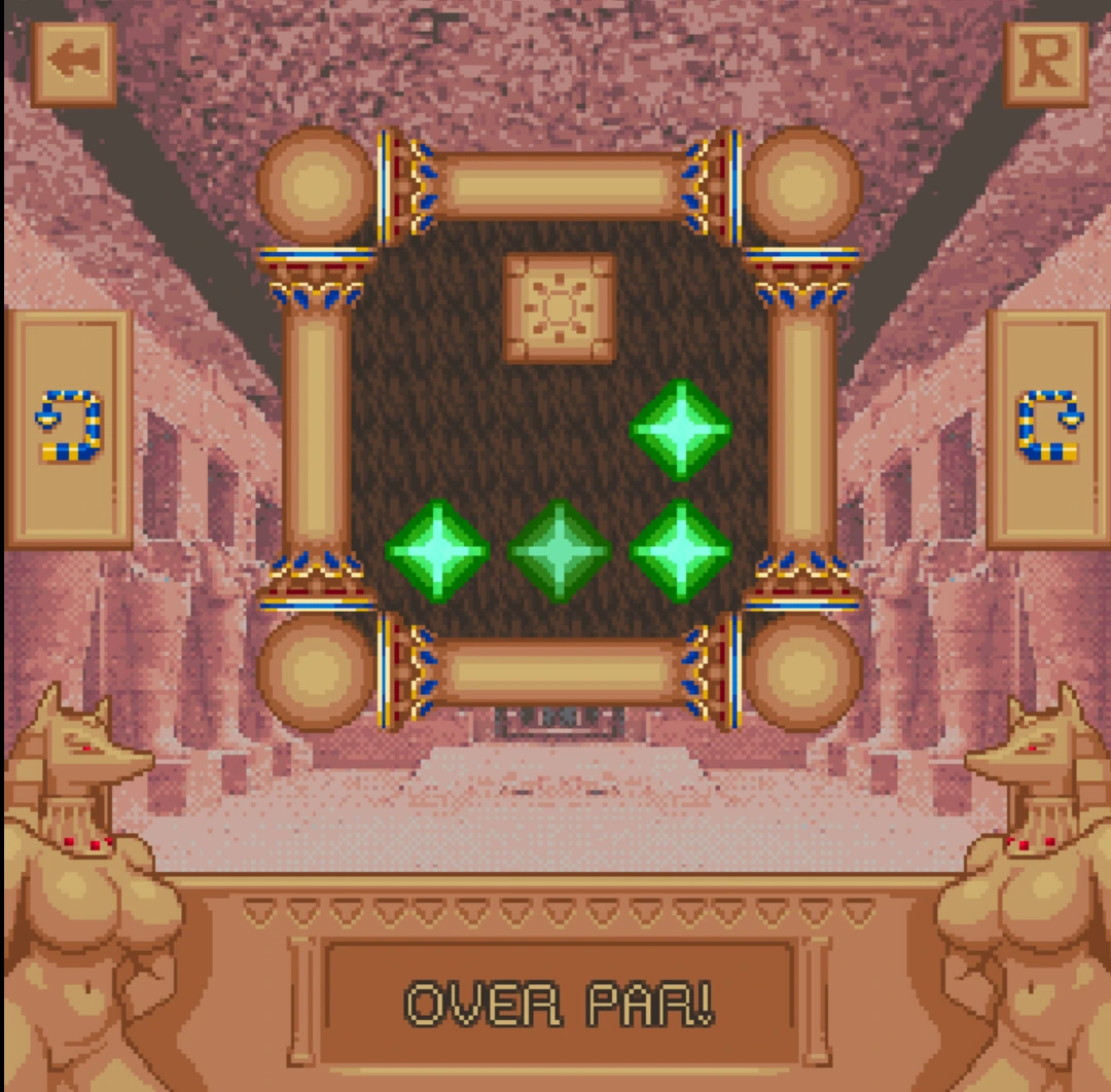 Temple of the Jackal matching colors without creating a trap game image