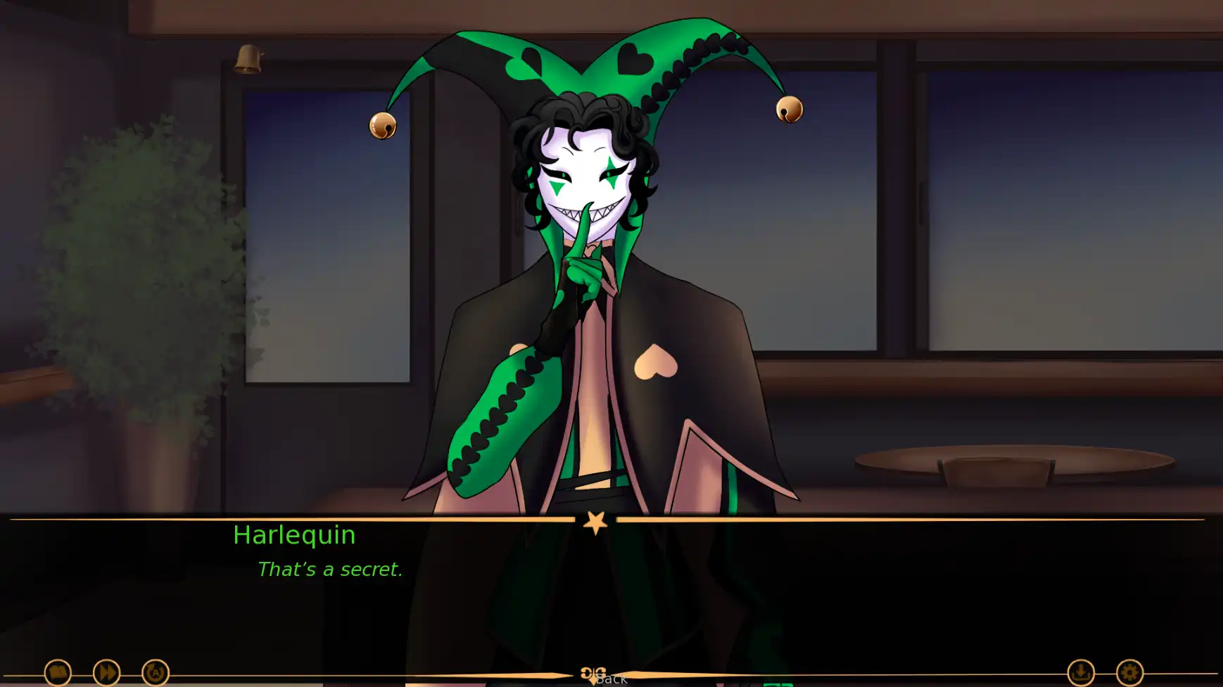 The Freak Circus screenshot showing circus character tension and psychological horror atmosphere