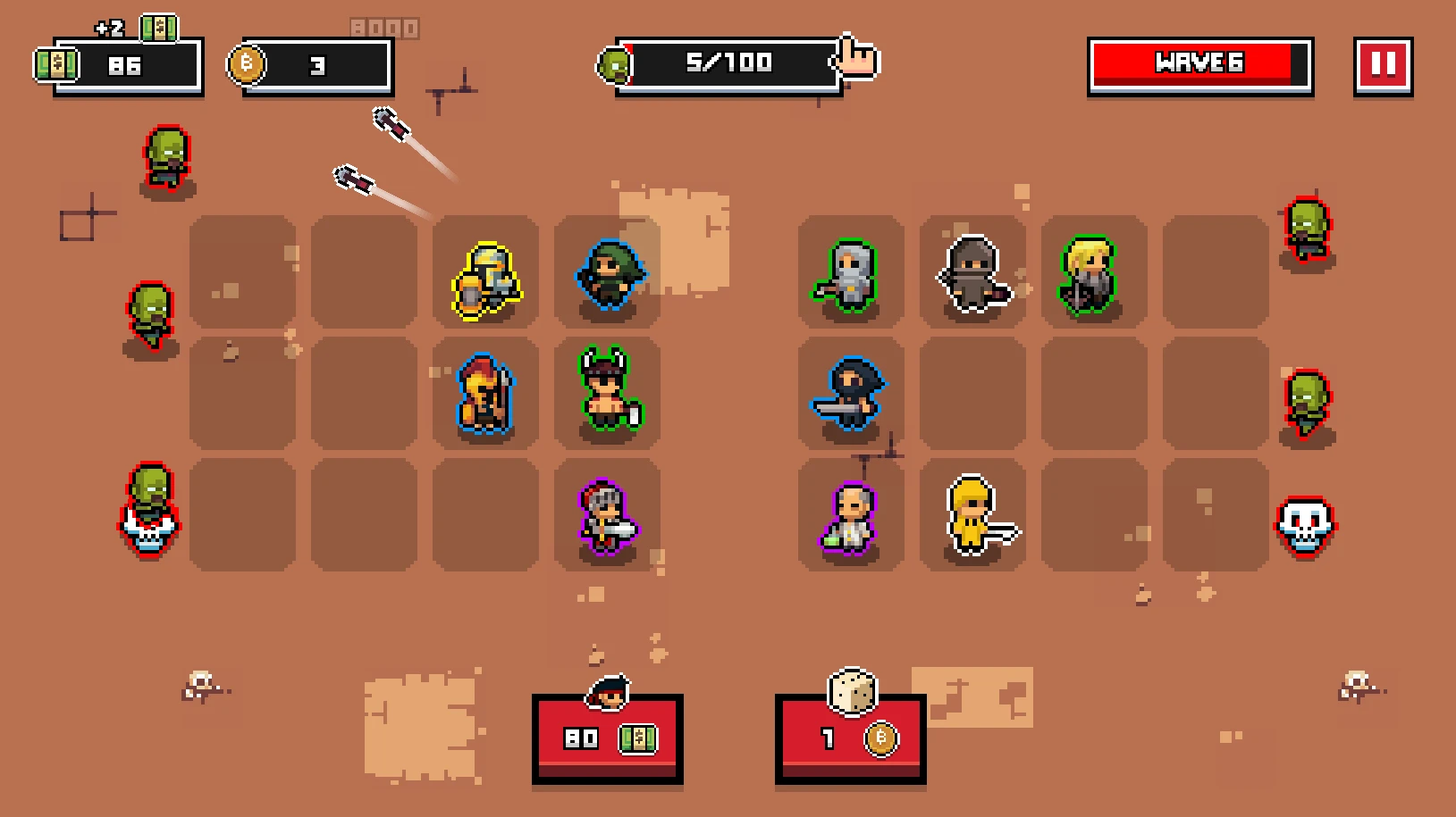 Zombie Merge units and zombies